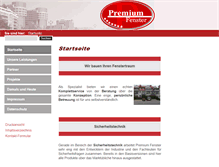 Tablet Screenshot of premium-fenster.com